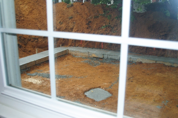 Footers in window