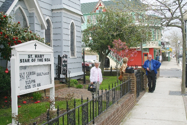 Arriving at St Mary's