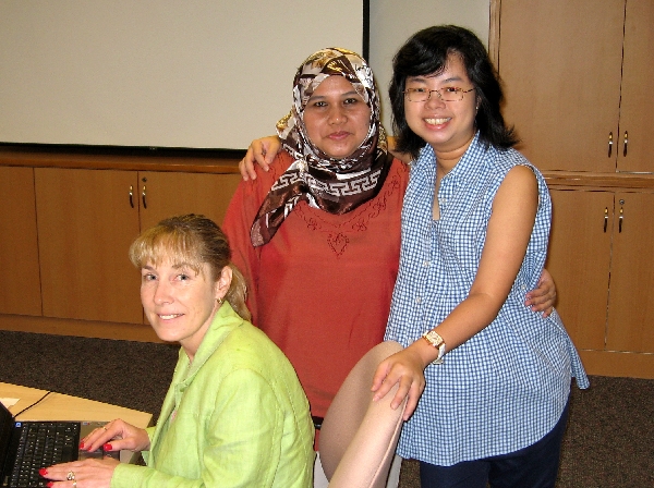 Donna, Fadhilla and Jacqueline