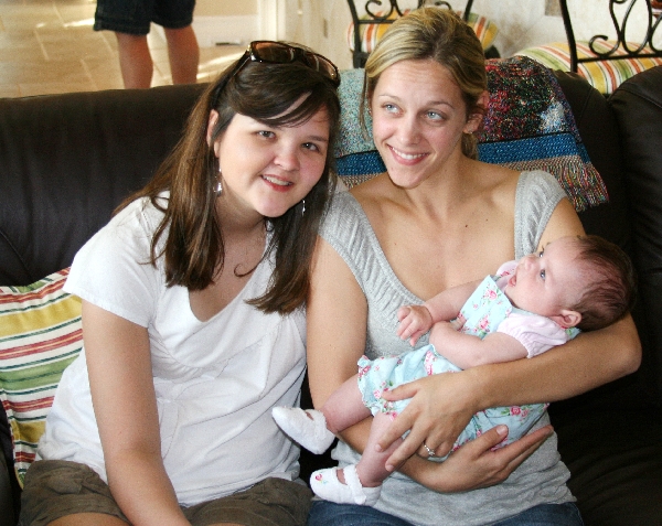 Meg, Laura, and Morgan