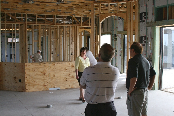 Viewing the First New House