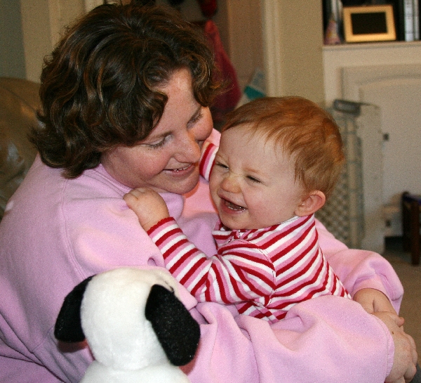 Laughing with Mommy