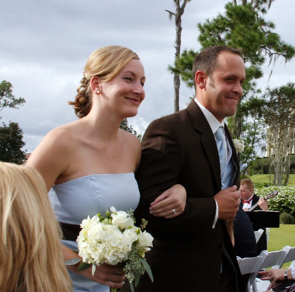 Chris and Bridesmaid