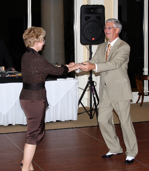 Frank and Kathy strut their stuff