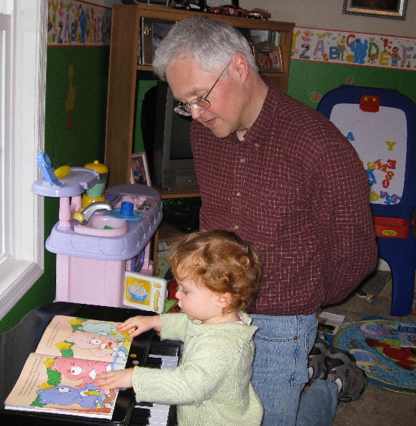 Reading with Grandpa