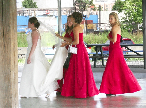 The Bridal Party Walks In