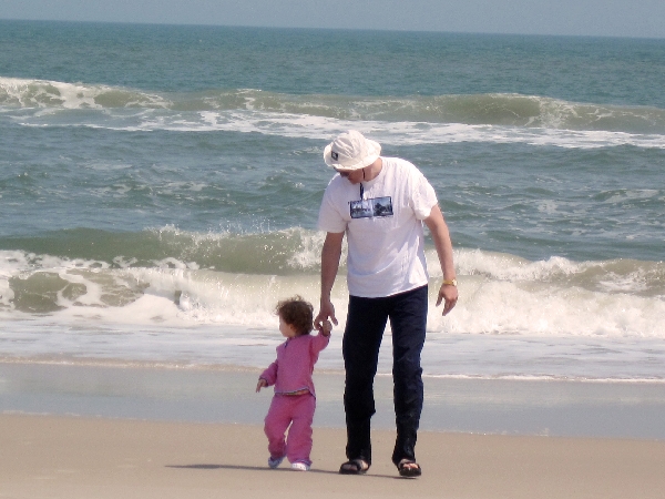 Returning from the water