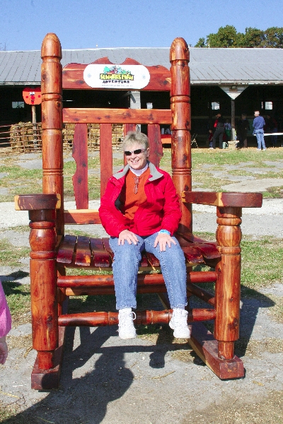 Judy in the big chair