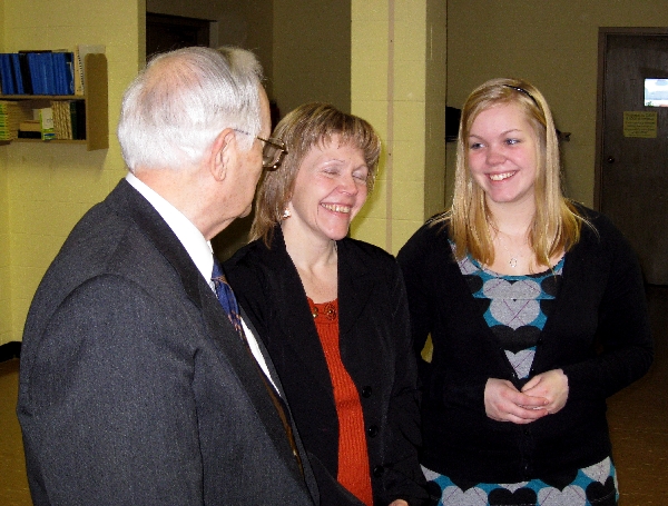 Dad, Diane, and Katy