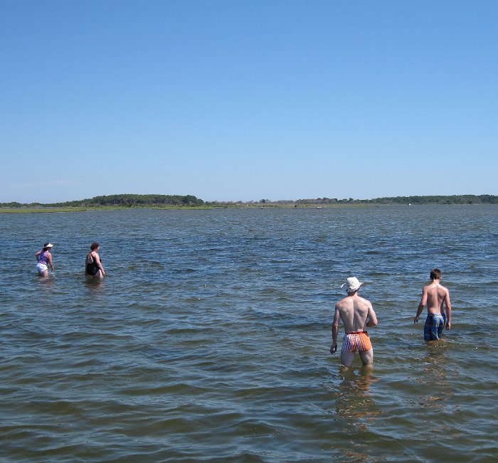 Clamming