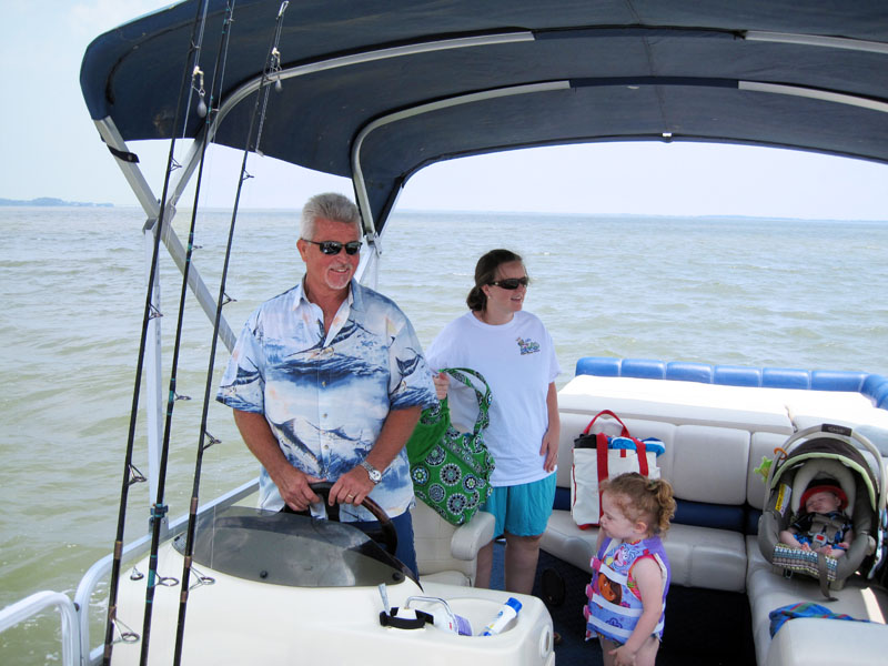 Captain James at the Helm