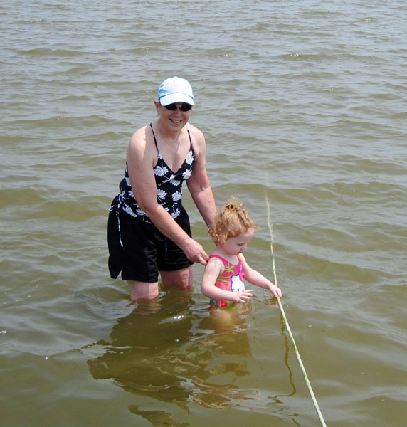 Inspecting the anchor line