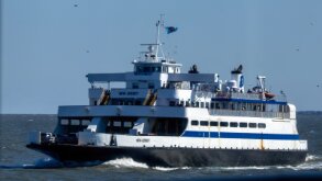 The New Jersey passes by